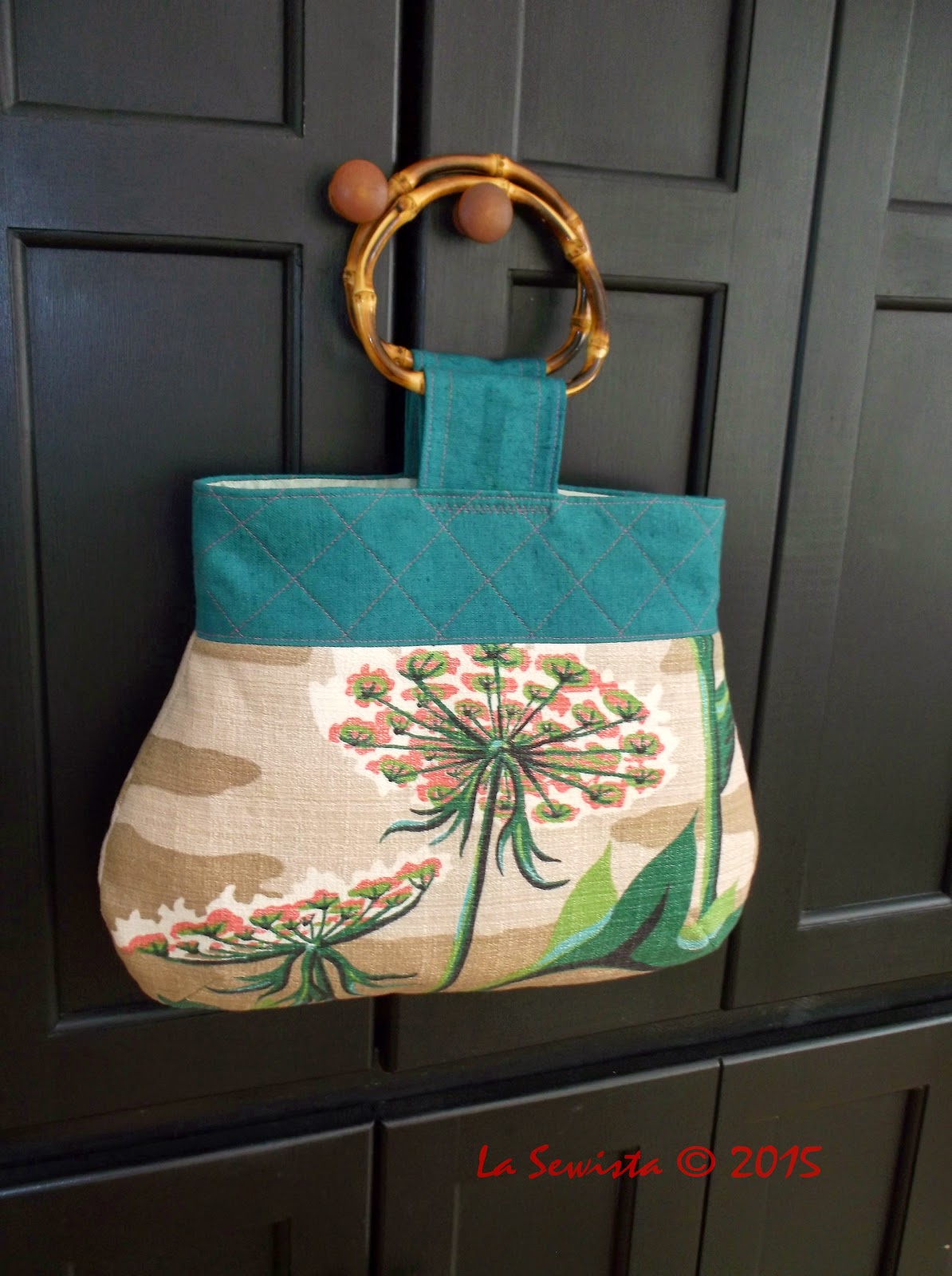 Simplicity 1519, the Bark Cloth Bag