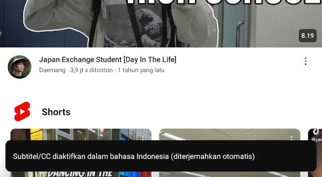 Cara Menampilkan Terjemahan Otomatis di YouTube Yang Tidak Muncul