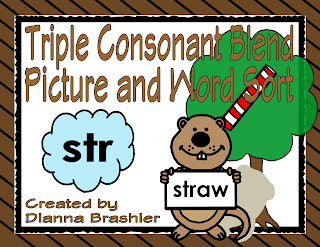 https://www.teacherspayteachers.com/Product/Groundhogs-Triple-Consonant-Blends-Picture-and-Word-Sort-521437