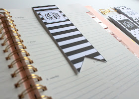 Free Printable Black and White Bookmarks by Jessica Marie Design