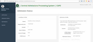 jamb caps admission checker