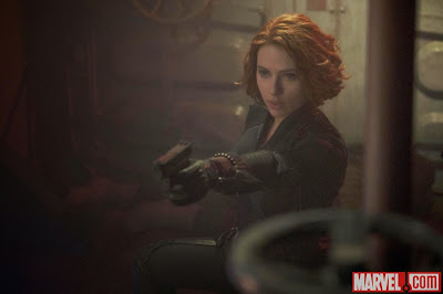 Scarlett Johansson as Black Widow in Avengers Age of Ultron