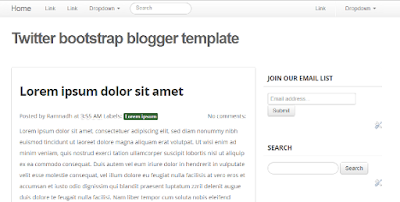 Template Blogger Simple Responsive dengan Bootstrap Template Blogger Simple Responsive dengan Bootstrap