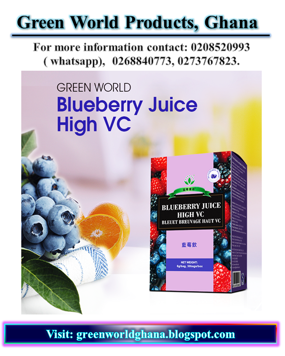 Green World Blueberry High VC Juice