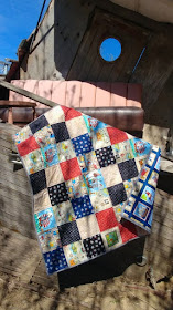 Pirate baby quilt