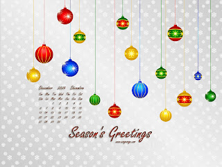 December 2009 Calendar Wallpaper