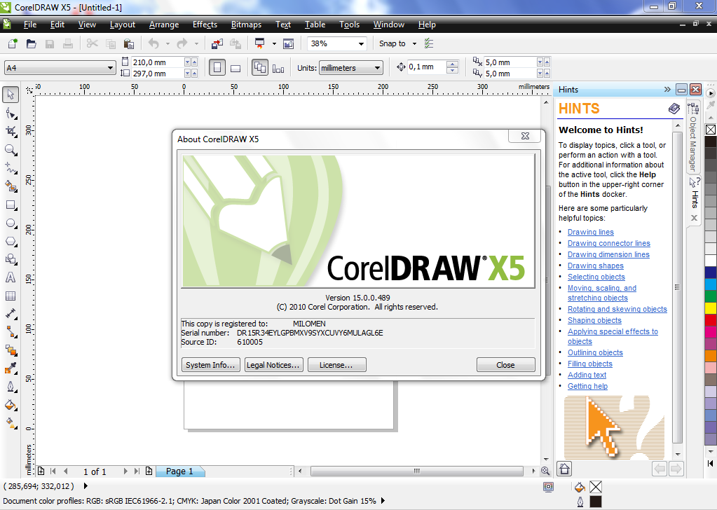 Corel Draw X5 Serial Key And Activation Code Free Download ...