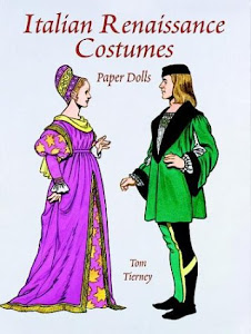 Italian Renaissance Costumes Paper Dolls