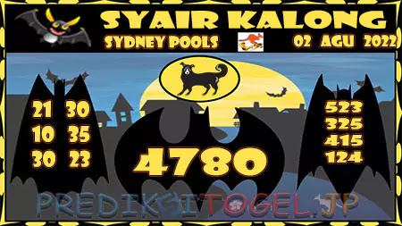 Prediksi Sydney Kalong Keramat Selasa 02-Agt-2022