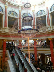 The intu Trafford Centre in Manchester Christmas decorations