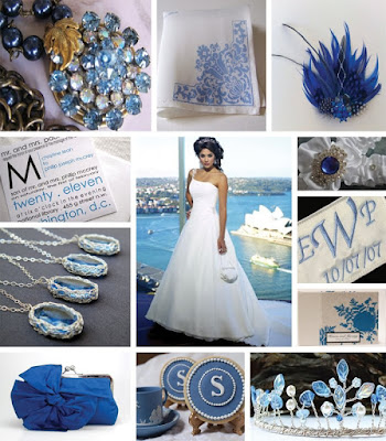 That's our Sapphire Ice Wedding Tiara in the lower right hand corner