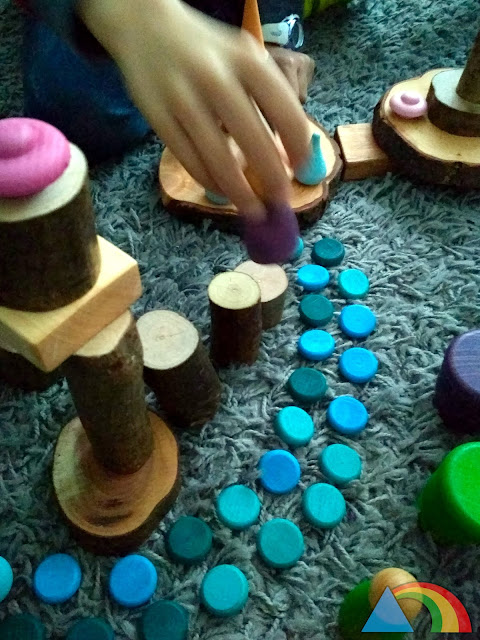 Juegos con piezas de mandala de Grapat