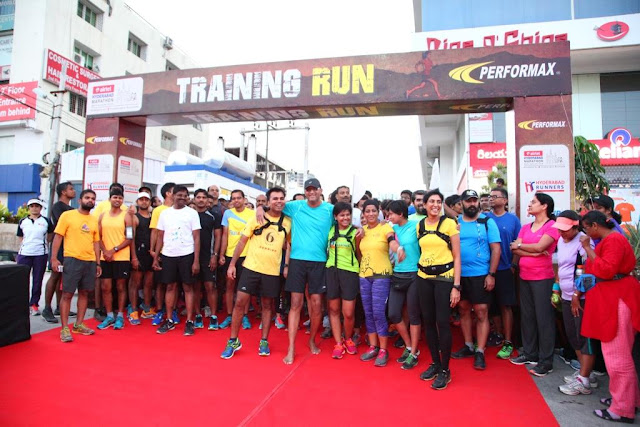  Hyderabad Runners Society, organizers of the 6th Edition of Airtel Hyderabad Marathon along with Performax organised a training run