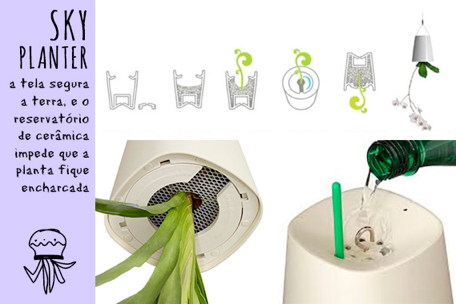 lardocecasa vaso invertido sky planter 