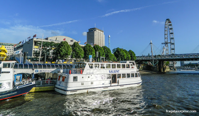 Transporte em Londres - barcos