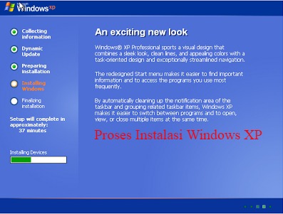 memulai instal ulang windows xp di komputer