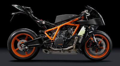 2011 KTM 1190 RC8R Frame and Engine