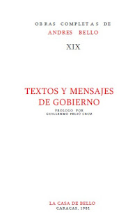 Andrés Bello - FCDB - Obras Completas 19- Textos y Mensajes de Gobierno