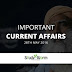 Important Current Affairs 28th May 2016
