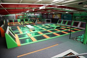 Jump 360 indoor trampoline park Newcastle the trampolines