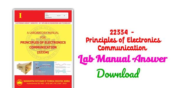 22334 Principles of Electronics Communication Lab Manual Answer Download 