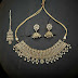 Crystal kundan necklace sets