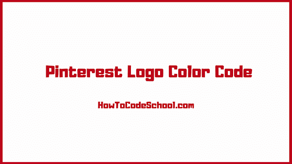 Pinterest Logo Color Code
