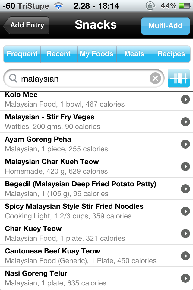 char kuey teow calories