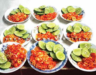Món ăn ngon từ hơn với chanh và ớt
