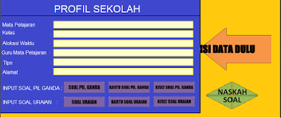 Aplikasi Administrasi Pembuat soal Ulangan 