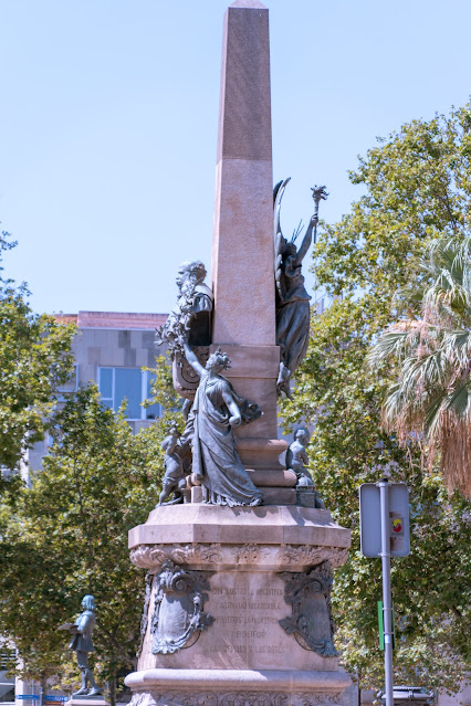 Barcelona, Arco del Triunfo y parque de la ciudadela..