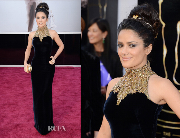 Academy Awards Dresses Salma Hayek3