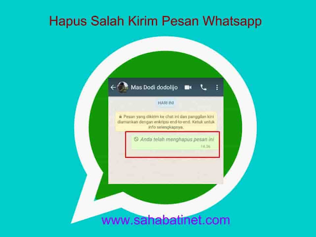 Salah kirim pesan wa