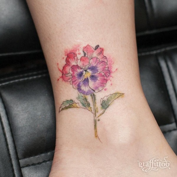 este_delicado_aquarela_flor_da_tatuagem