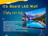 Jual Video wall ICE Board LED Wall 220 Inch