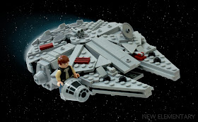 Millennium Falcon LEGO model by Kevin Levell