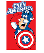 I haven't seen anyone parody Cap'n Crunch and Captain America like this, . (capn america)