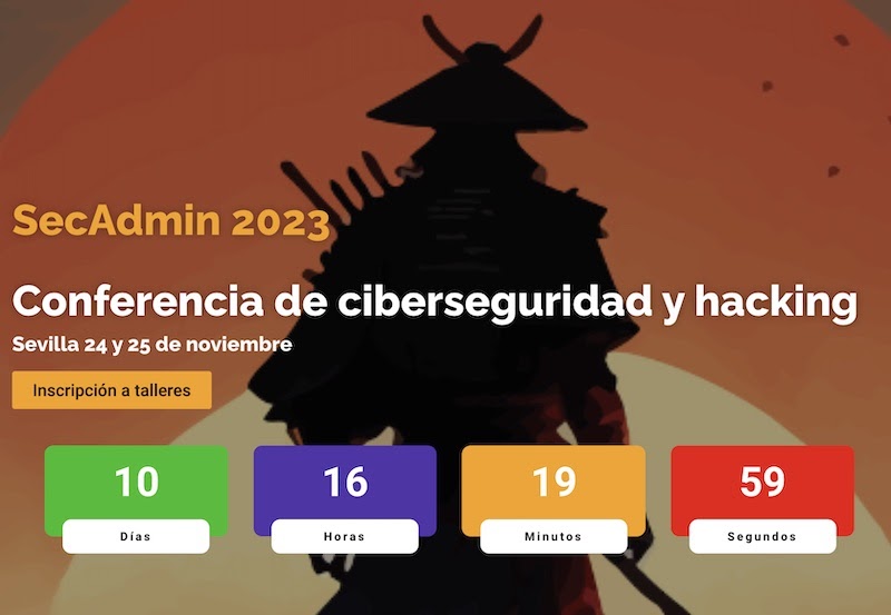 Certificato di nulla osta per hacker, ninja e samurai a Siviglia il 24 e 25 novembre