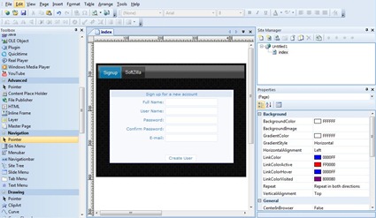 WYSIWYG Web Builder