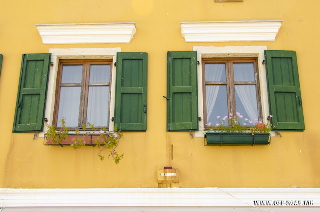 House windows - Greece, Paxos Island - Gaios