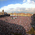 A rebosar el Zócalo a la espera de Roger Waters