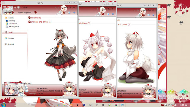 Windows 8.1 Theme Inubashiri Momiji by Andrea_37