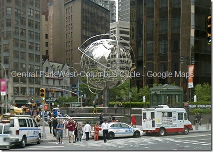 Central Park and columbus
