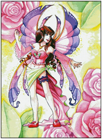 	HAED artwork by Amanda Robbins	"	AMR-126 Spring Rose + PM	