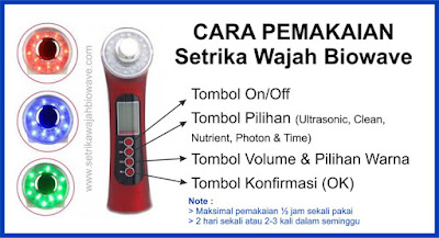 Cara Penggunaan Setrika Wajah Biowave