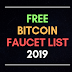 Free Bitcoin Faucet List 2019