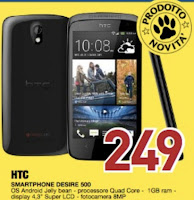 HTC Desire 500, offerta Euronics