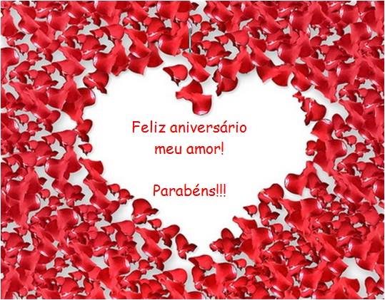 Feliz Aniversário meu amor! Parabéns!!! - ツ Imagens de 