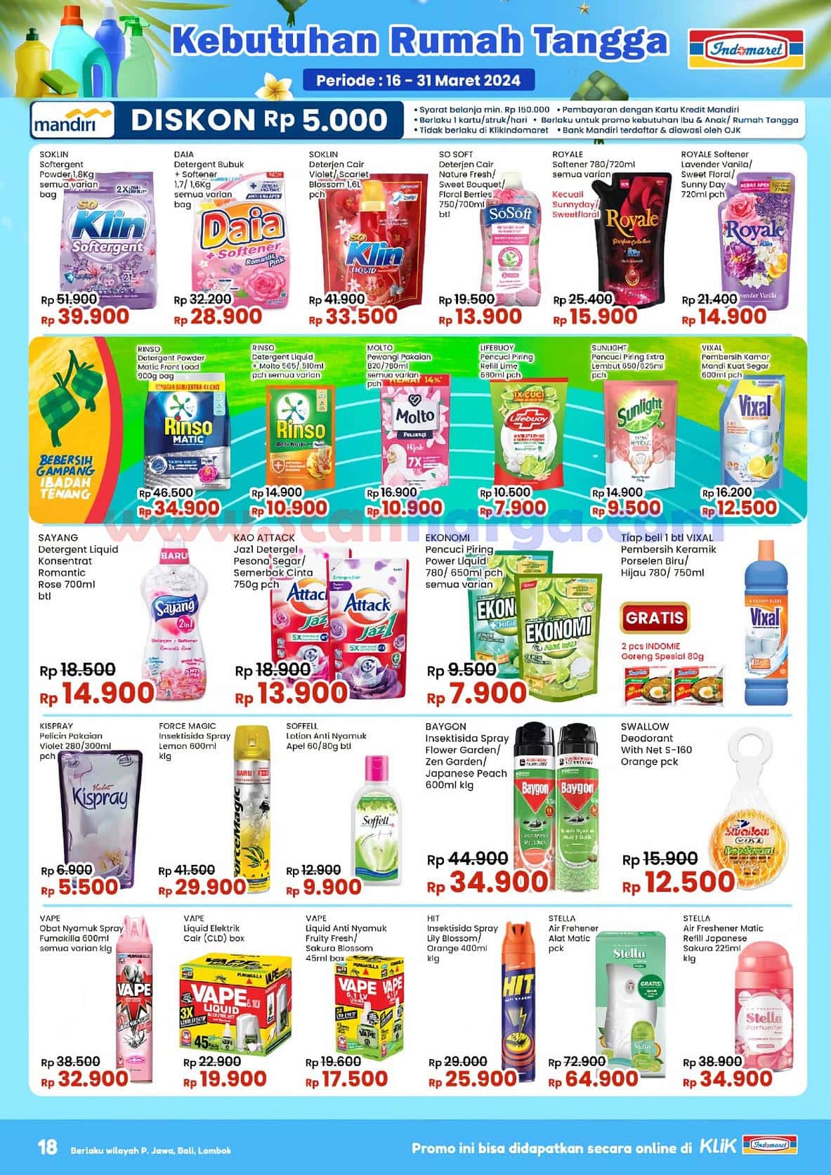 Katalog Indomaret Promo Terbaru 16 - 31 Maret 2024 18