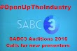 SABC3 Auditions 2016: Calls for new presenters : #OpenUpTheIndustry